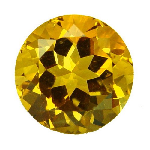 Round Rare Large Golden Fluorite