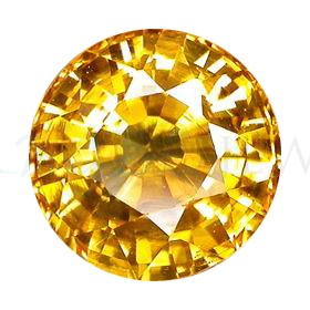 Round Yellow Sapphire