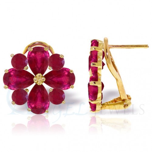 ruby earrings