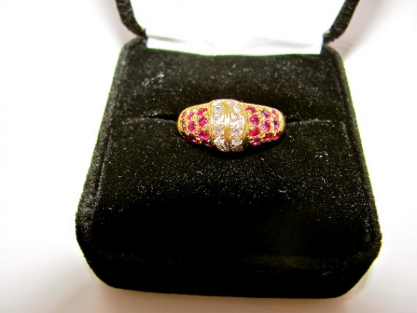 ruby gemstone designer ring