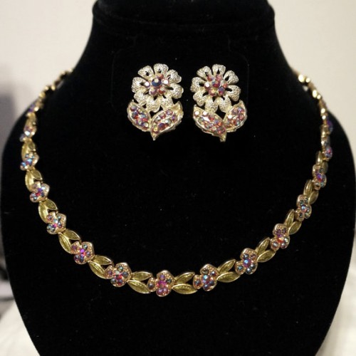 ruby jewellery set