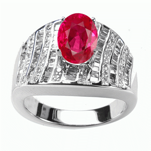 ruby diamond ring