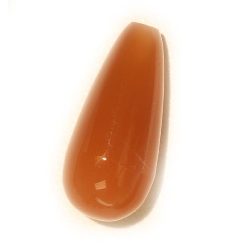 Smooth Briolette Peach Moonstone