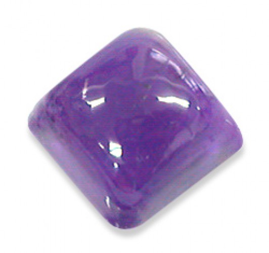 Square African Amethyst Cabochon