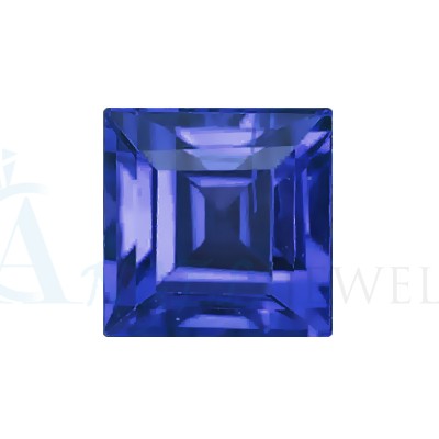 Square Blue Sapphire