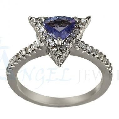 tanzanite diamond ring