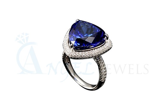 tanzanite diamond ring