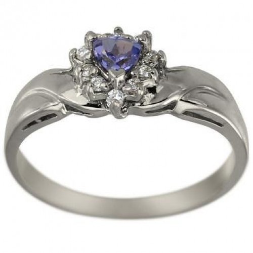 Tanzanite Diamond Rings