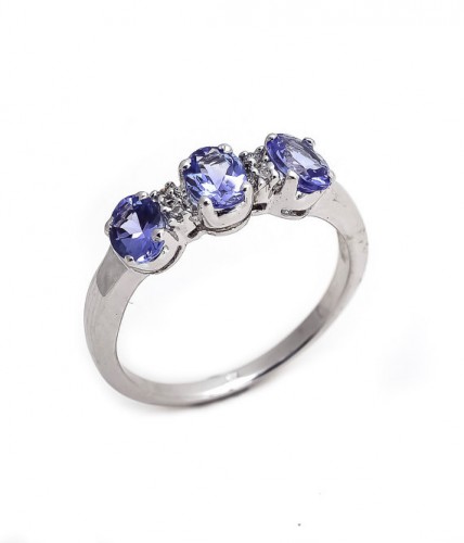 Tanzanite Diamond Rings