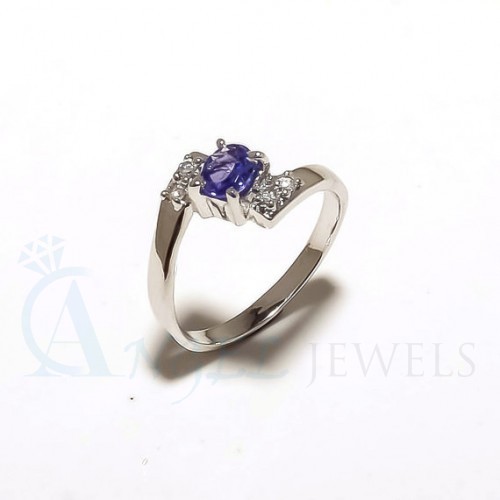 Tanzanite Diamond Rings