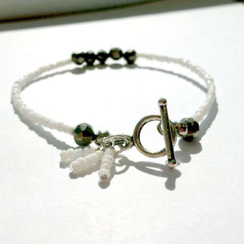 white gold bracelet