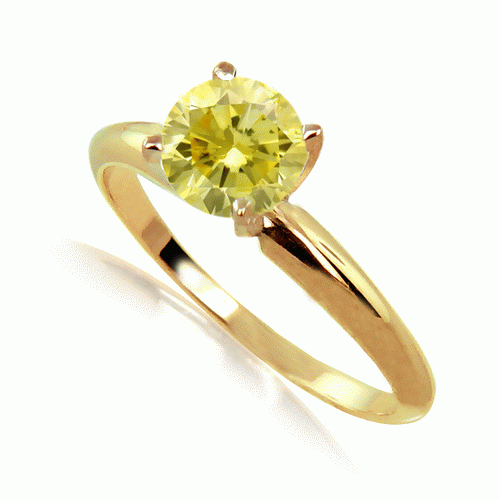 Yellow Diamond Ring