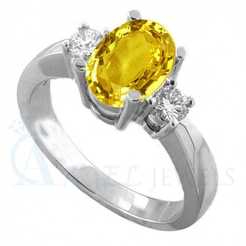 Yellow Sapphire ring